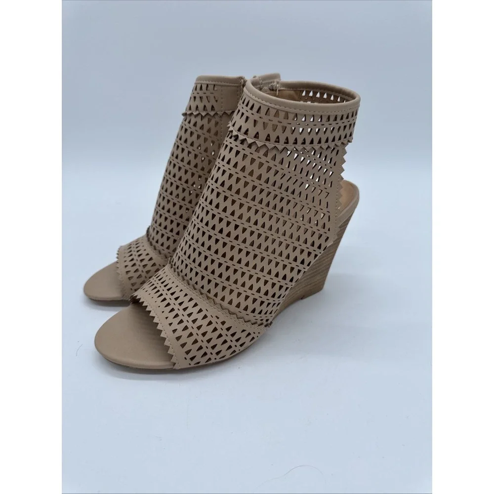 CCOCCI Wedge‎  Zip Up Sandals Claire size 10 Worn 1 Time